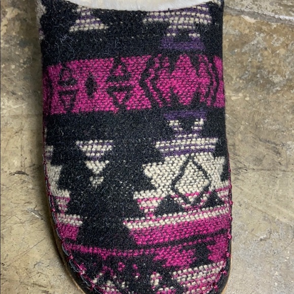 TOMS IVY GREY FUCHSIA TRIBAL WOOL - Picture 3 of 6